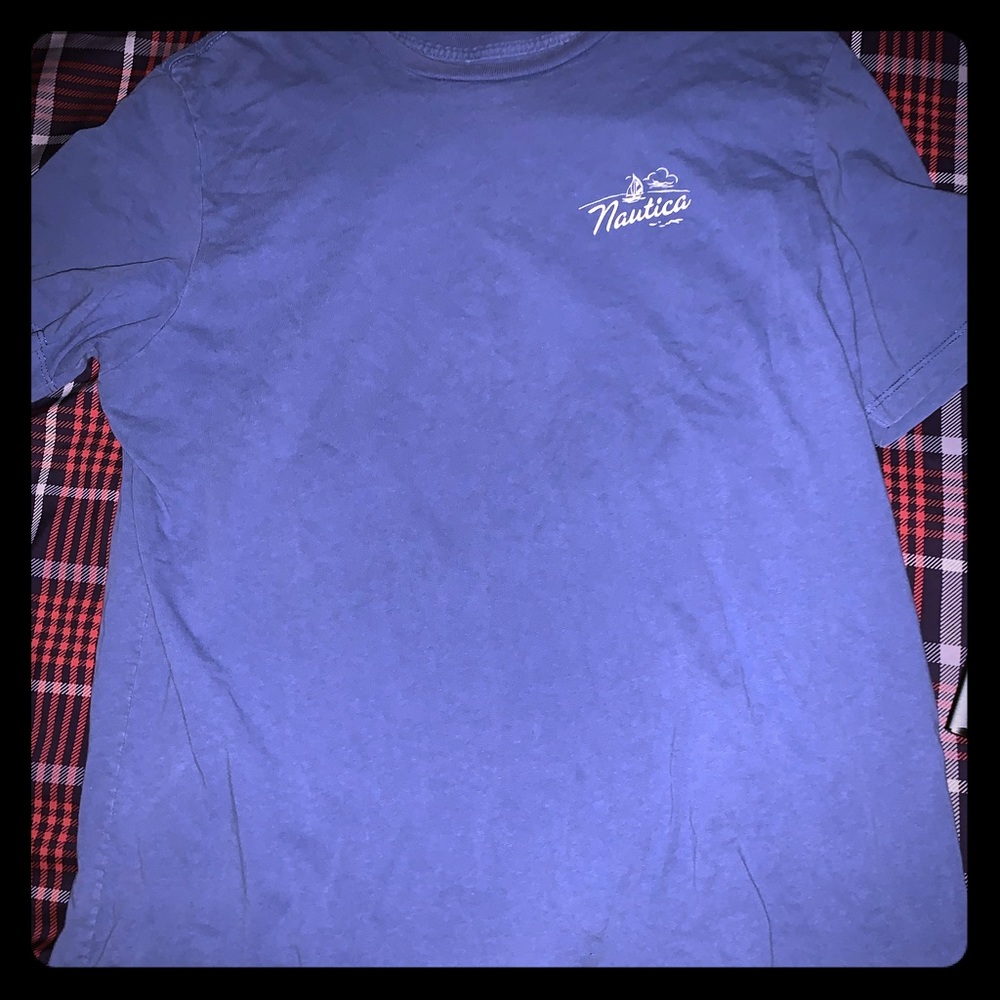 Nautica medium  t shirt blue